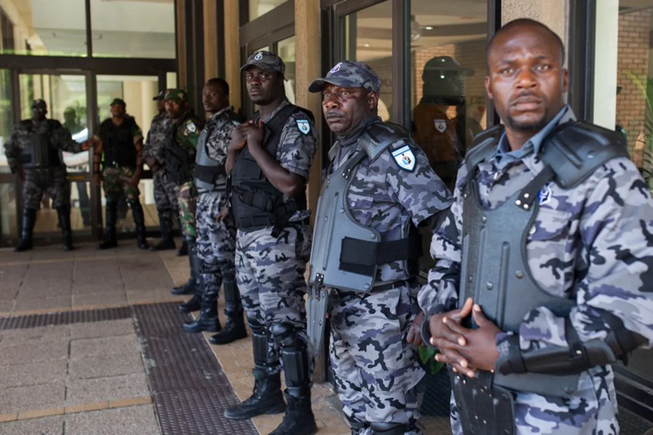Corporate security team deployment